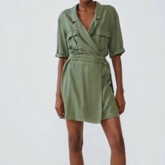 ZARA WOMENS MINI DRESS - Picture 1 of 10